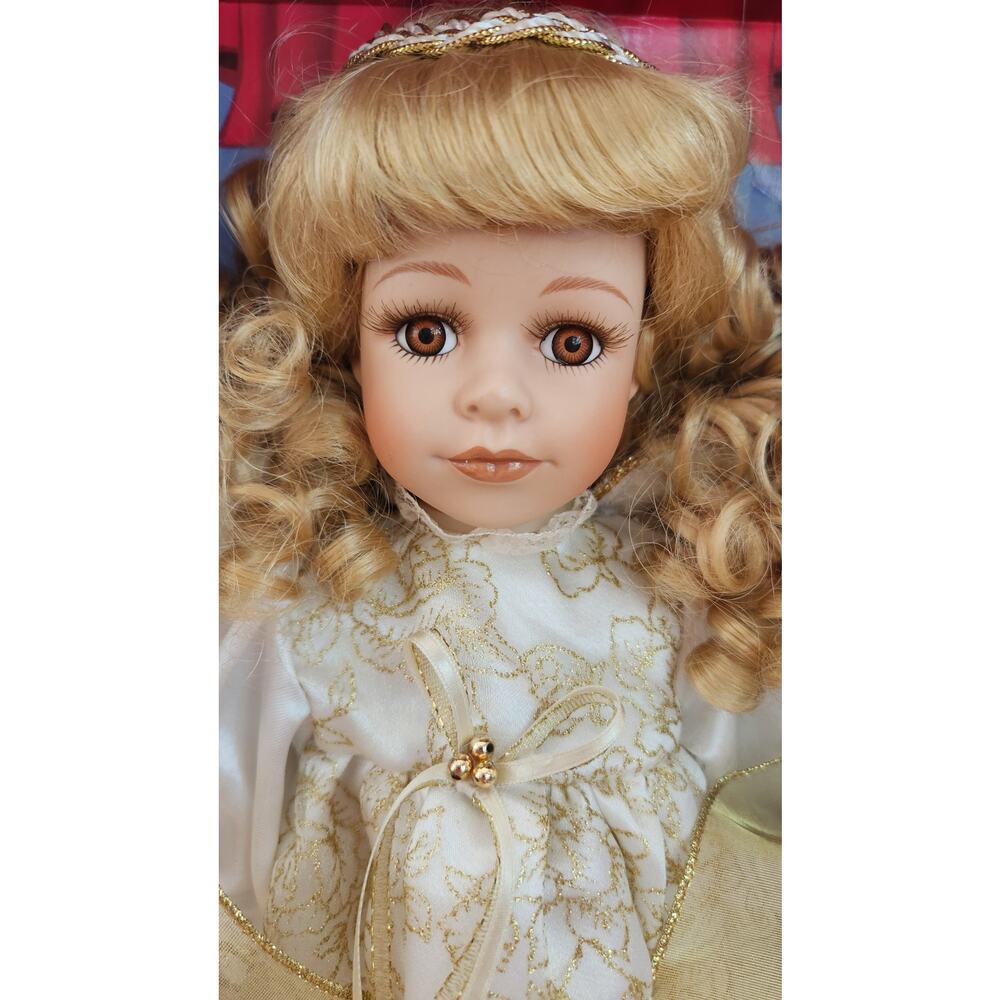 Collector's Choice Fine Bisque Porcelain Limited Edition Angel Doll NIB w/ COA - Picture 3 of 10